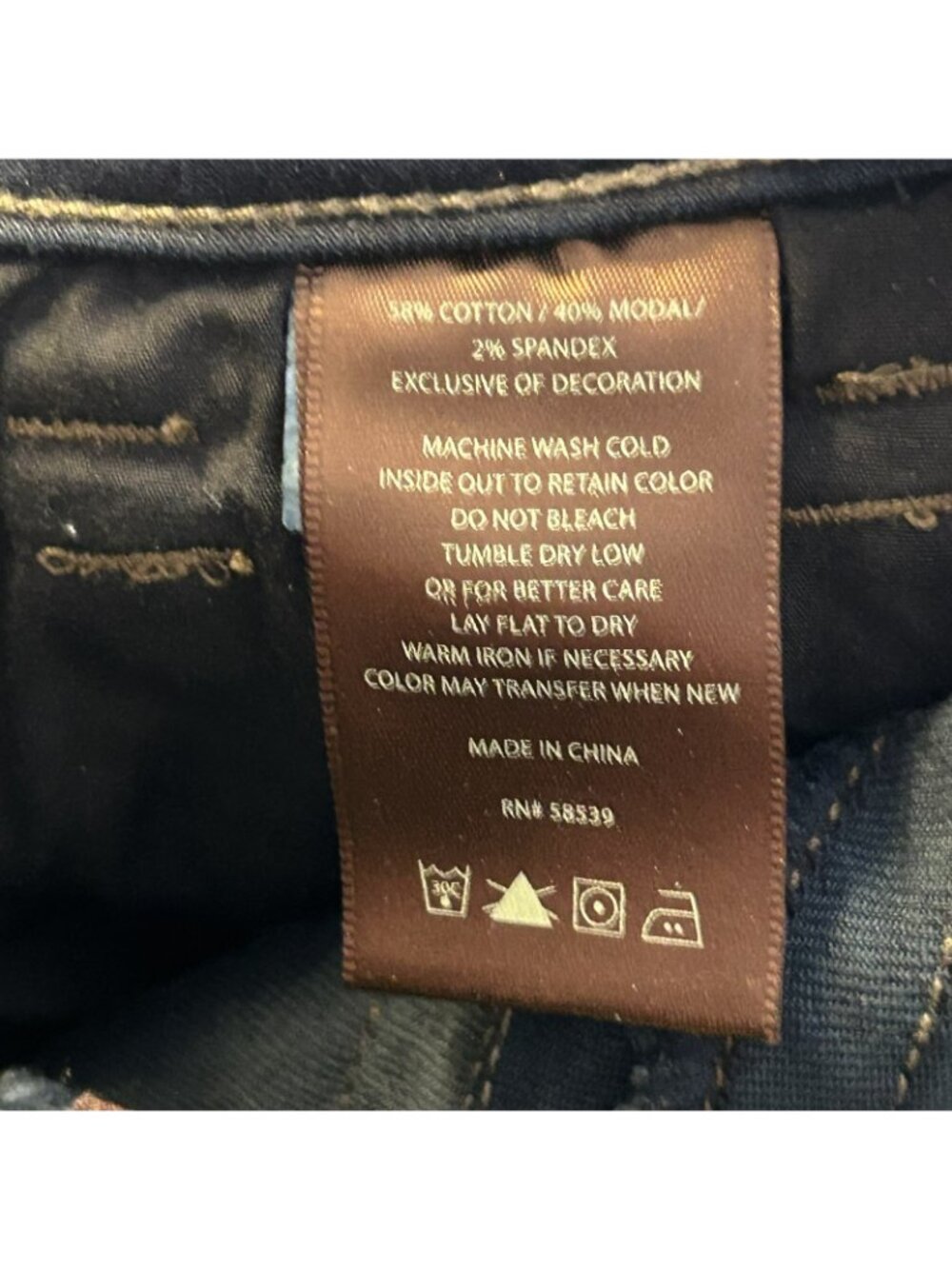 KUT From The Kloth Natalie Flap Pocket Bootcut Jeans Womens 4 Dark Wash Stretch - Picture 9 of 16